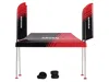 Mini Gt Paddock Service Tent Set With Extra Wheels Red And Black "advan" For 1/64 Scale Models By