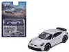 Mini Gt Porsche 911 Dakar Ice Gray Metallic Limited Edition 1/64 Diecast Model Car By  In White