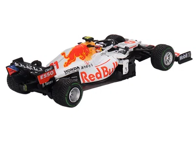 Mini Gt Red Bull Racing Rb16b #11 Sergio Perez "oracle-honda" 3rd Place Formula One F1 "turkish Gp" (2021) L In White