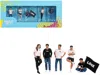 Mini Gt Team Liberty Walk 5 Piece Figure Set For 1/64 Scale Models By
