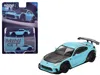 Mini Gt Toyota Gr86 "lb-nation - Liberty Walk" Baby Blue With Carbon Hood Limited Edition 1/64 Diecast Model In Blue
