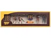 Mini Gt Ups Driver And Workers 7 Piece Figure Set For 1/64 Scale Models By