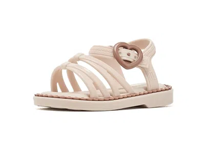 Mini Melissa Aurora (toddler/little Kid) Girl's Shoes Beige/brown: 7 Toddler M In White