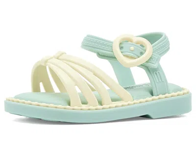 Mini Melissa Aurora (toddler/little Kid) Girl's Shoes Green/beige: 9 Toddler M