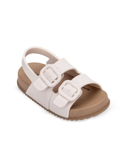 Mini Melissa Baby Girl's, Little Girl's & Girl's  Cozy Buckle-accented Sandals In White Brown