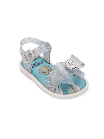 Mini Melissa Baby Girl's, Little Girl's & Girl's  Disney Sandals In Clear Glitter