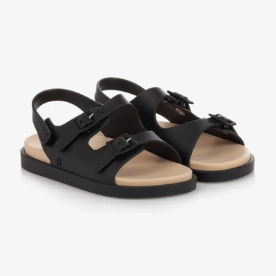 Mini Melissa Babies' Black Jelly Sandals