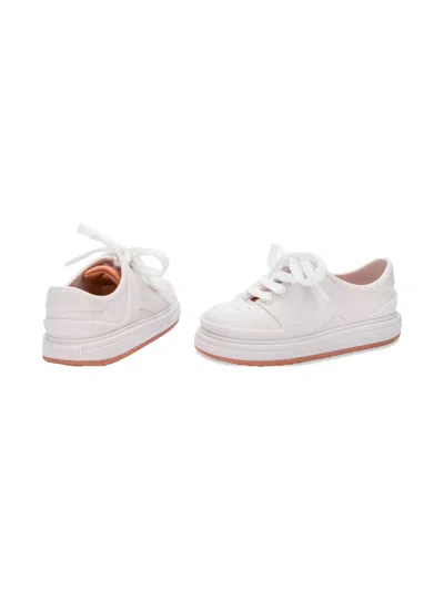 Mini Melissa Babies' Bold Lace-up Sneakers In Neutral