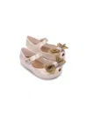 Mini Melissa Girls Ivory Bow Jelly Shoes In Neutrals