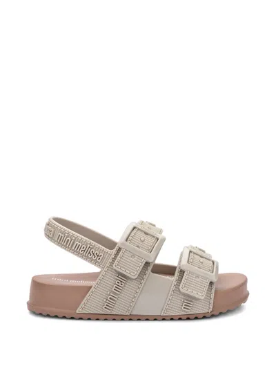 Mini Melissa Babies' Buckle Strap Sandals In Gray