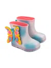 Mini Melissa Butterfly Motif Wellies In Multi