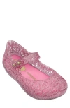 Mini Melissa Kids'  Campana Mary Jane Flat In Pink