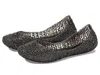 Mini Melissa Campana Zigzag Flat In Black