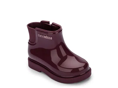 Mini Melissa Chelsea Boot Kids' In Burgundy