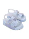 Mini Melissa Cozy Jelly Sandals In 蓝色