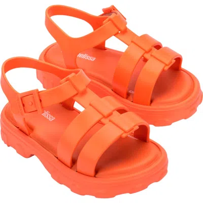 Mini Melissa Babies'  Ella Fisherman Sandal In Orange