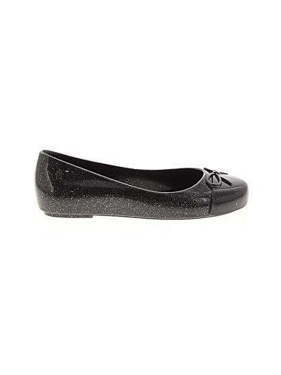 Pre-owned Mini Melissa Kids' Flats In Black