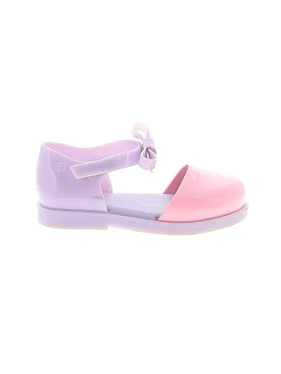 Pre-owned Mini Melissa Kids' Flats In Purple