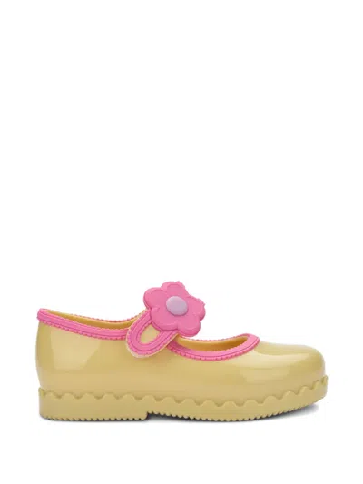 Mini Melissa Babies' Flower Applique Ballerinas In Multi