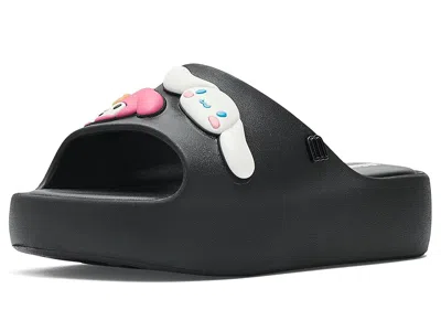 Mini Melissa Free Platform Slide + Hello Kitty And Friends (little Kid/big Kid) Girls Shoes Black : 3 Little Kid 