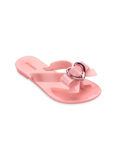 Mini Melissa Girl's Harmonic Hot Kids Sandals In Pink