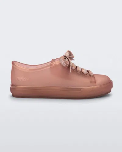 Mini Melissa Kids' Girl's Hip M Lover Pearly Shoe In Brown