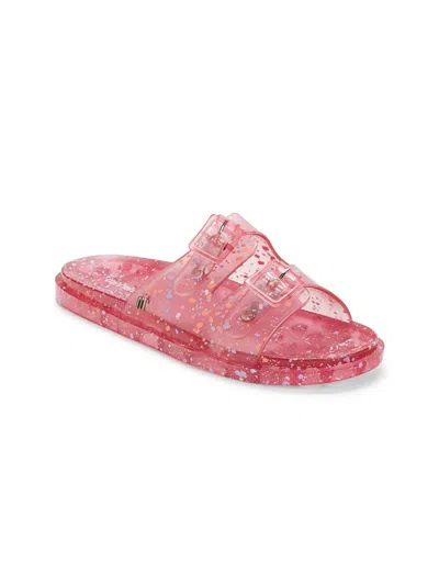 Mini Melissa Kids' Girl's Wide Ii Sandals In Pink