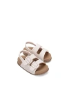 Mini Melissa Kids' Girls' Cozy Sandals - Toddler In Brown/white