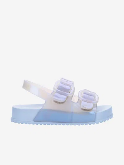 Mini Melissa Kids' Girls Cozy Sandals In Blue