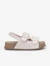 Mini Melissa Buckle-fastening Sandals In White