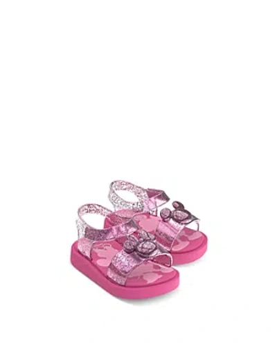 Mini Melissa Kids' Girls' Disney Jump Sandals - Toddler In Pink Glitter