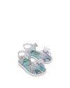 Mini Melissa X Disney Mar Jelly Sandal In Clear Glitter