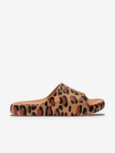 Mini Melissa Kids'  Girls Free Print Sliders In Brown