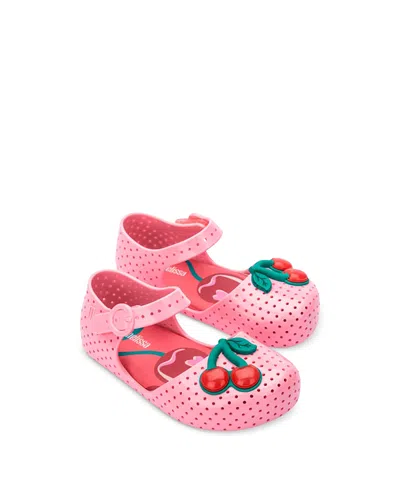 MINI MELISSA GIRLS' FURADINHA POP BALLET FLATS - TODDLER, BIG KID