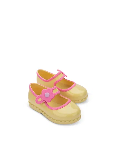 Mini Melissa Girls' Hip Ballerina Mary Jane Flats - Toddler, Big Kid In Animal Print