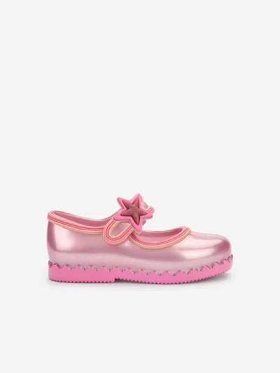 Mini Melissa Kids'  Girls Hip Ballerina Star Shoes In Black