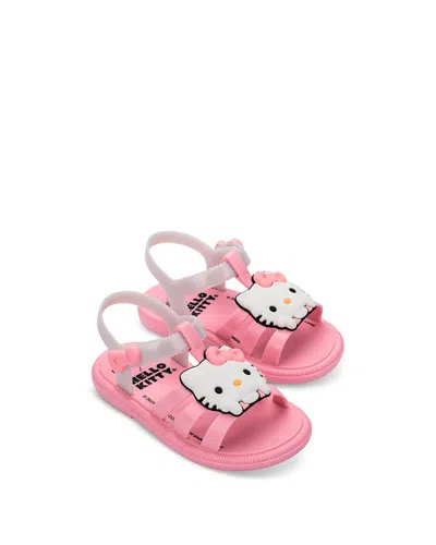 Mini Melissa Hip + Hello Kitty And Friends (toddler/little Kid) Girls Shoes Pink/white : 11 Little Kid M, Synthet
