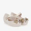 Mini Melissa Girls Ivory Bow Jelly Shoes In Ivory