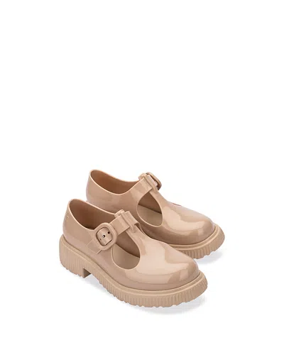 Mini Melissa Girls' Jackie Loafers - Toddler, Little Kid, Big Kid In Beige