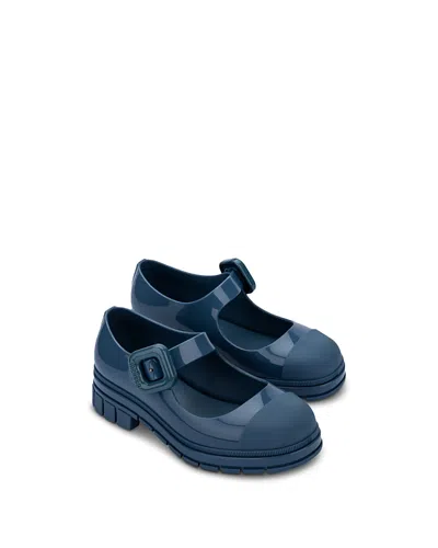 Mini Melissa Girls' June Mary Jane Loafers - Toddler, Little Kid, Big Kid In Blue