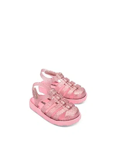 Mini Melissa Kids' Girls' Megan Sandals - Toddler In Pink Glitter