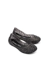 Mini Melissa Campana Zigzag Flat In Black
