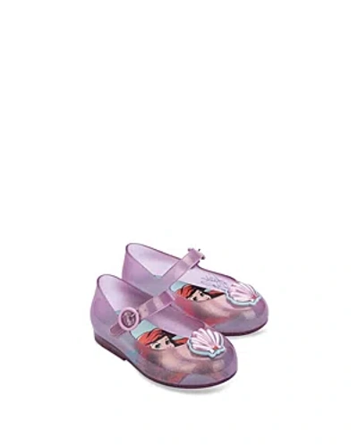 MINI MELISSA GIRLS' MINI SWEET LOVE DISNEY PRINCESS FLATS - TODDLER
