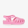 Mini Melissa Girls Pink Jelly Sandals In Pink