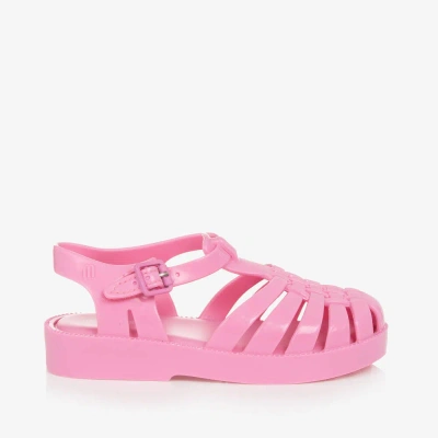 Mini Melissa Kids' Girls Pink Jelly Sandals