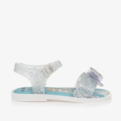 Mini Melissa Babies' Girls Silver Disney Jelly Sandals
