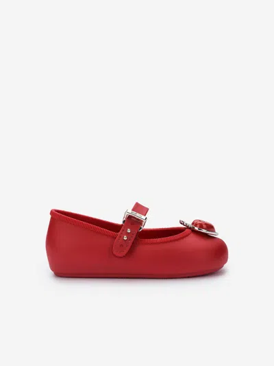 Mini Melissa Kids'  Girls Soft Ballerina Princess Shoes In Red