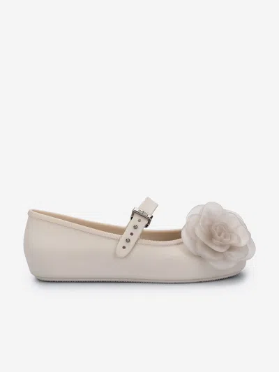 Mini Melissa Kids'  Girls Soft Petals Ballerinas In Neutral