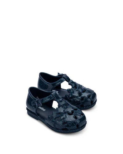 Mini Melissa Girls Starry Baby Jelly Sandals - Toddler, Little Kid In Blue