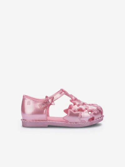 Mini Melissa Kids'  Girls Starry Sandals In Pink